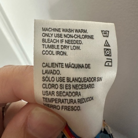 Patrons of Peace Western Style Kimono, Size M/L, Colorful, Blue and Orange, NWOT - Picture 10 of 10